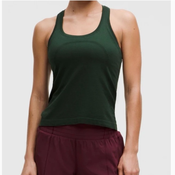 Lululemon Athletica Forest Green Tank Top - Picture 1 of 6